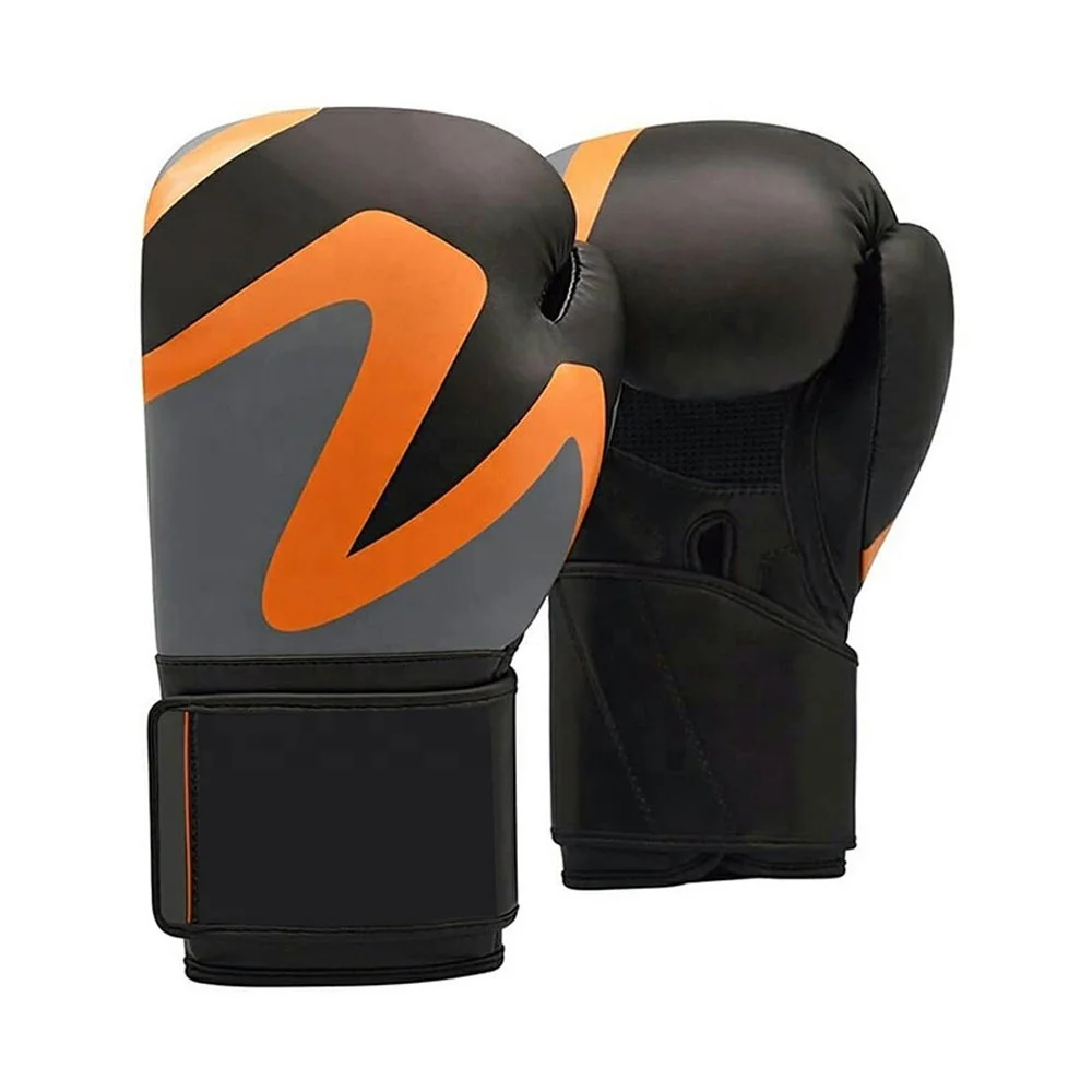 Microfiber Leather Boxing Gloves Custom Logo Professional MMA Boxing Gloves for Adults Men Women Boxing Gloves