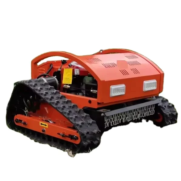 LARIX Crawler Automated Lawn Mower Self Propelled Remote Control Walking Tractor Garden Grass Cutting Machine Robot Lawn Mower