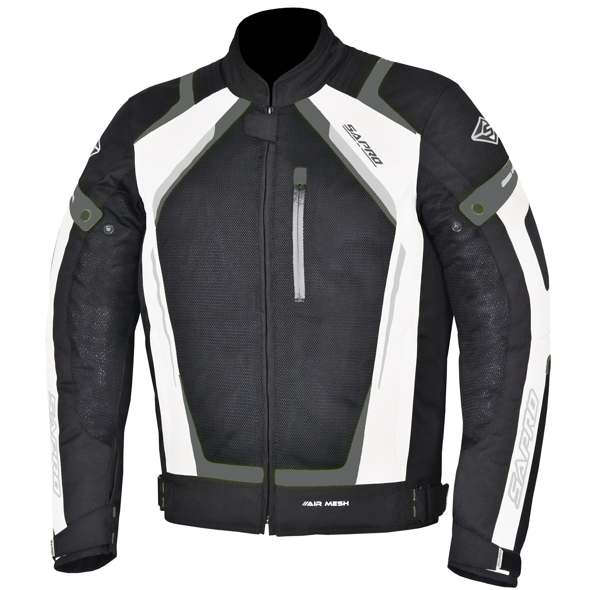 Air Pro Summer Motorcycle Jacket Made of High Quality 600D Polyester and ballistic matt mesh fabric