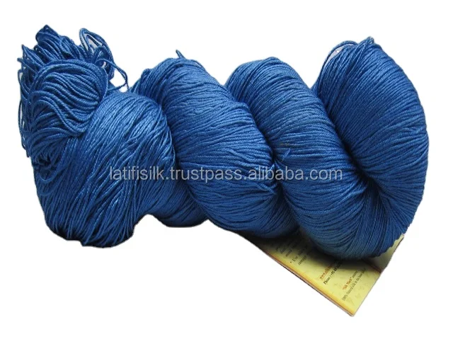 Spun silk yarn Free Design Logo Strong Nature Pure Silk Thread Ring Soft Embroidery OEM Customized Fancy Anti Dye Technics