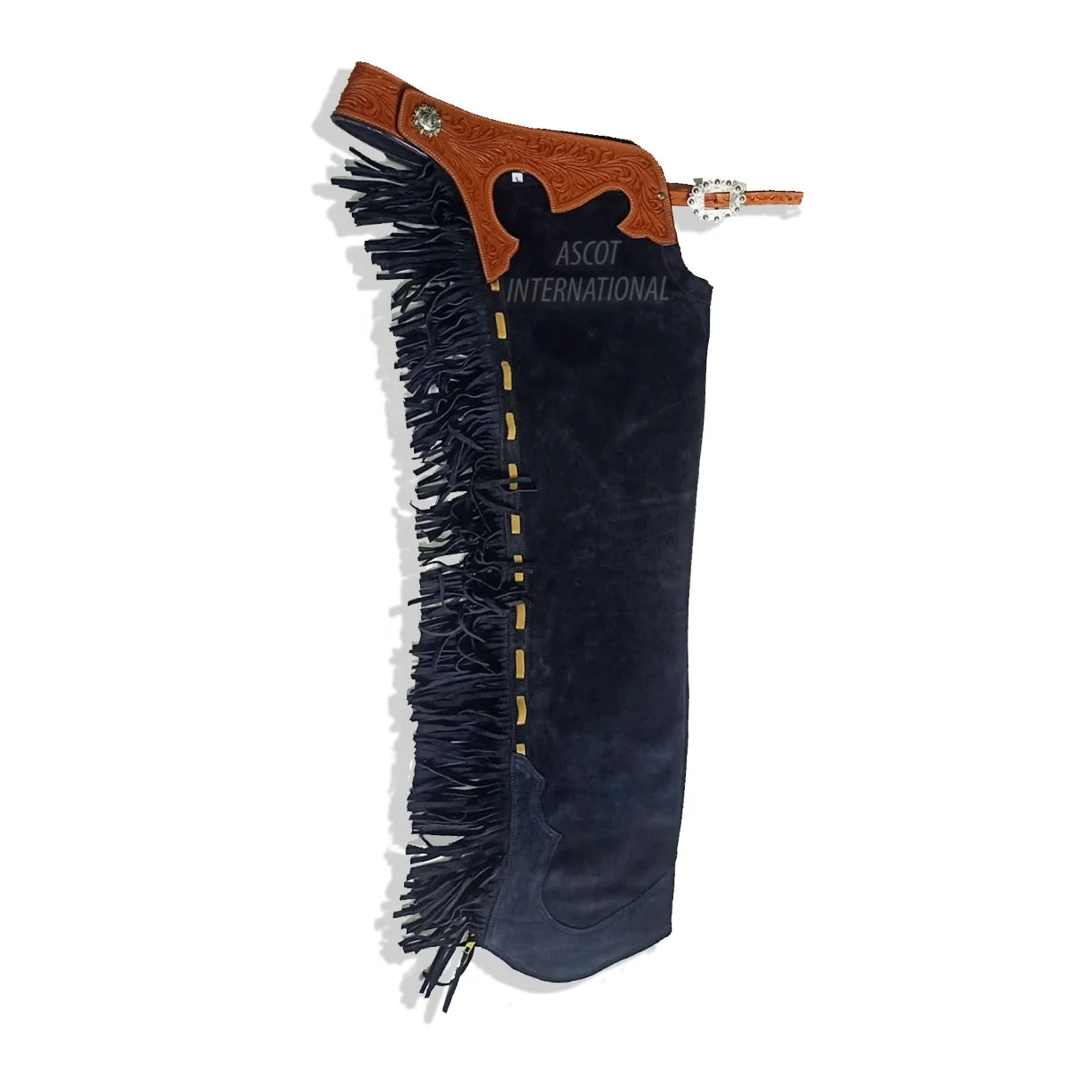 High quality Full long Chaps in suede Leather in cowboy style for horse riding equipment wholesale