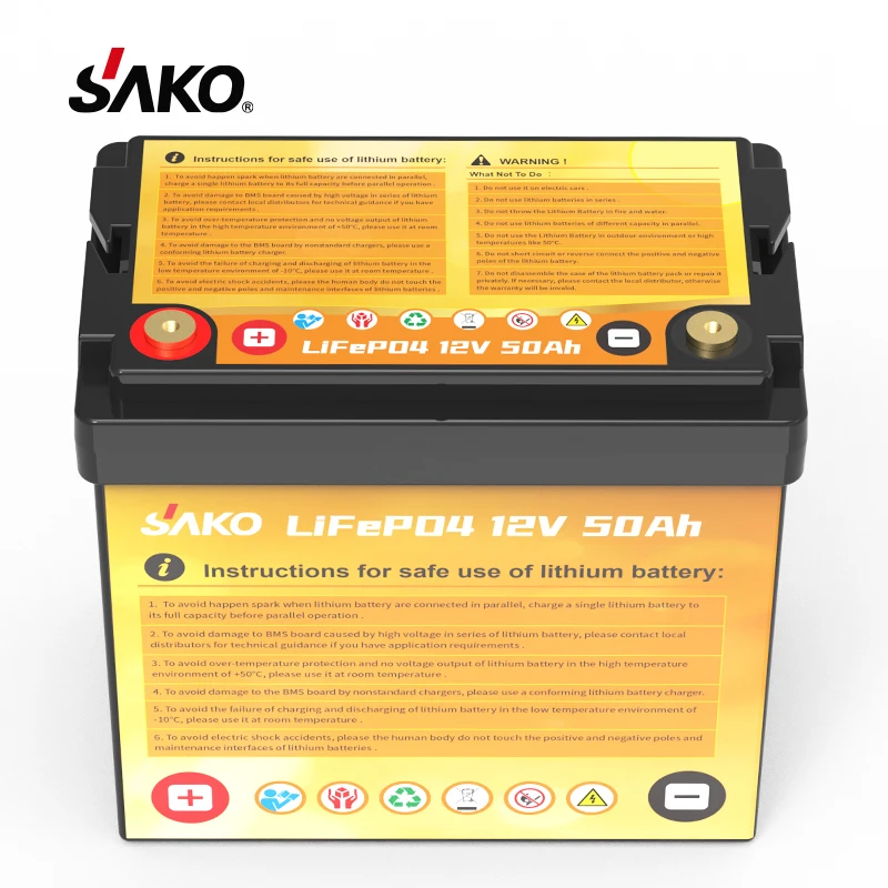 12V 24V LiFePO4 pack 50A 100A 200A  Lithium Battery Pack to Replace Lead Acid Battery Solar Storage Battery
