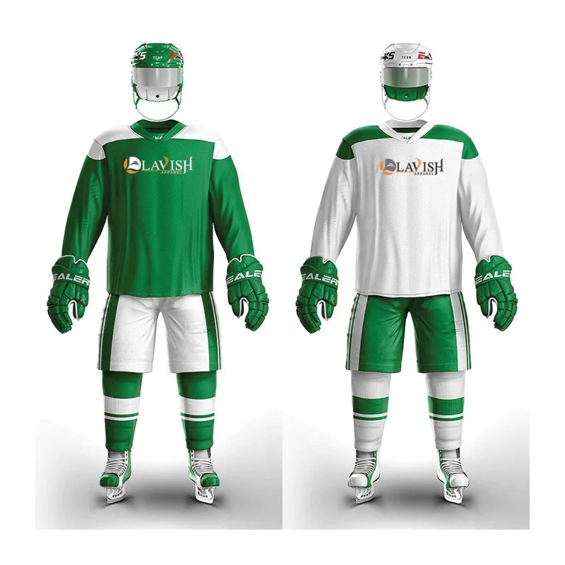 Ice Hockey Short and Ice hockey Jersey with Custom Print and Ice hockey Uniform Pants Sublimated Uniform