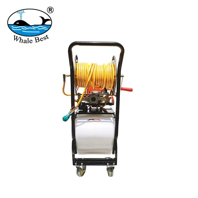 Custom agriculture portable trolley power spray