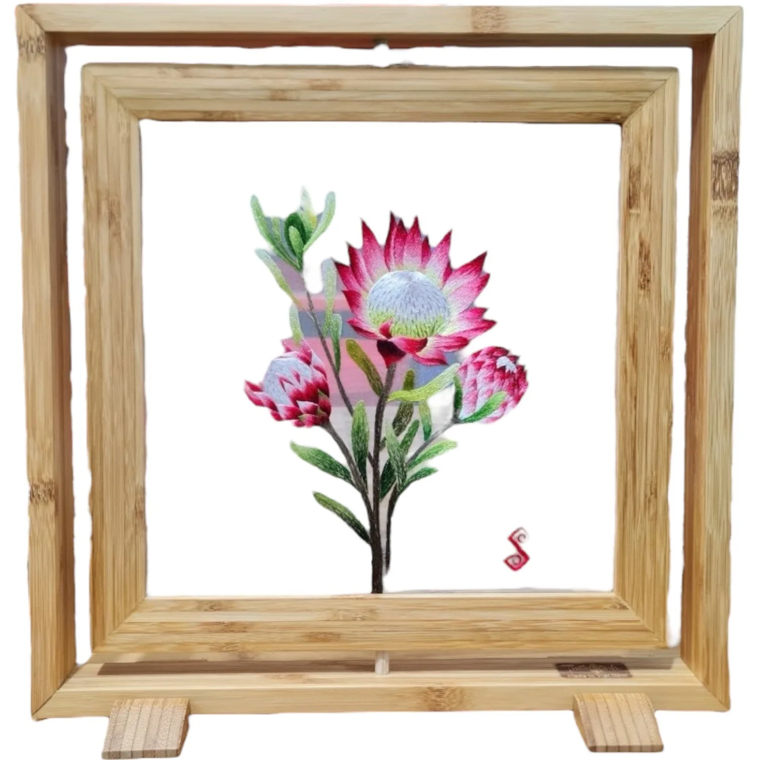 New Direct Sale Natural Wooden Photo Frame Commemorative Nostalgic Desktop Photo Frame Photo Frame Made In Vietnam Factory