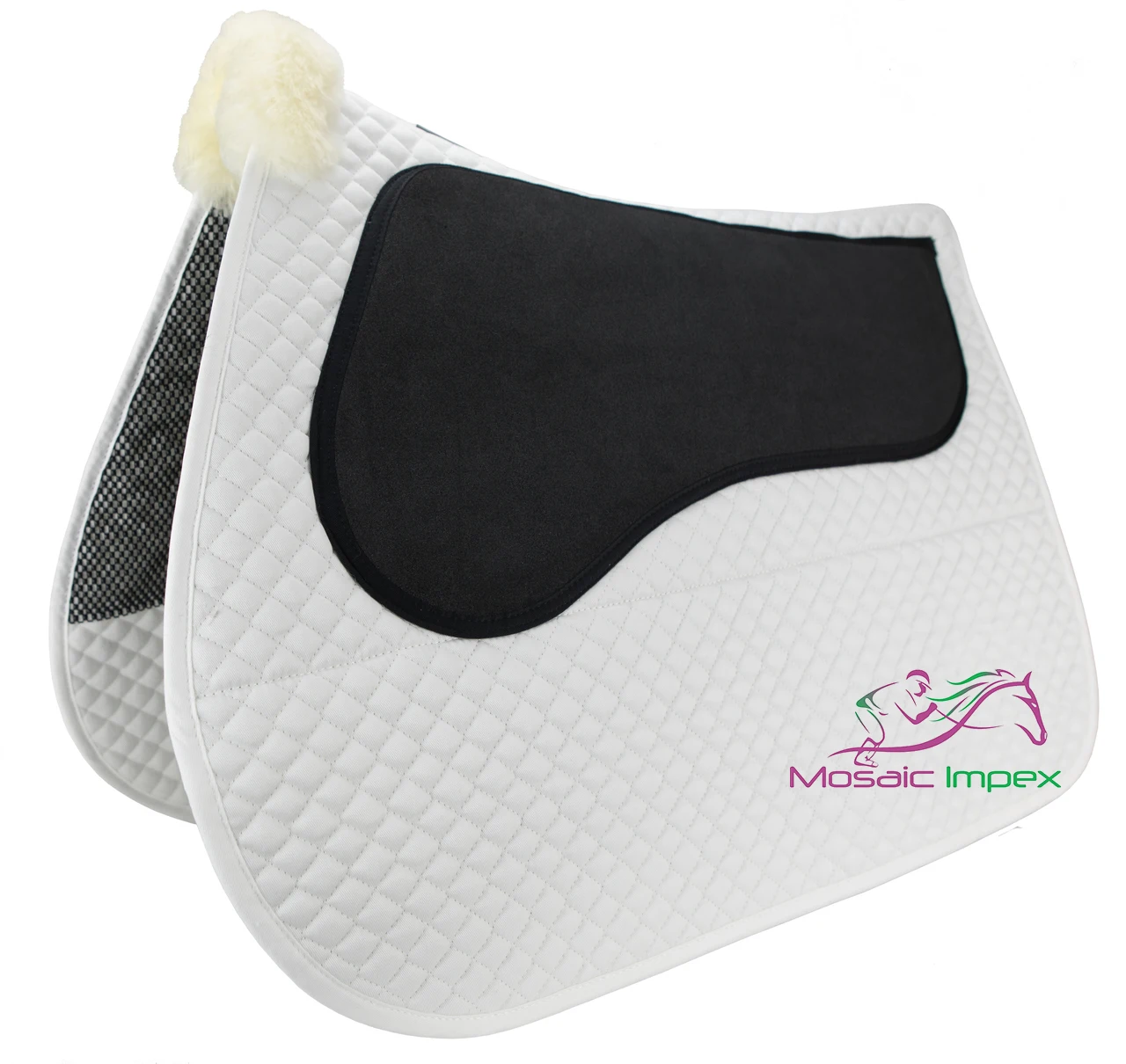 Carved Work Satin Dressage Square Supplies Rug Set Halters Boots Fly Veil Classic Design Fabric Blue Riding Sheepskin Shape Half