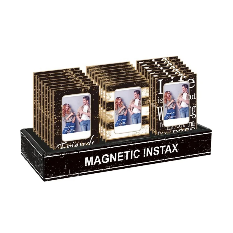 Прозрачная акриловая забавная шестисторонняя квадратная кубическая фоторамка картина