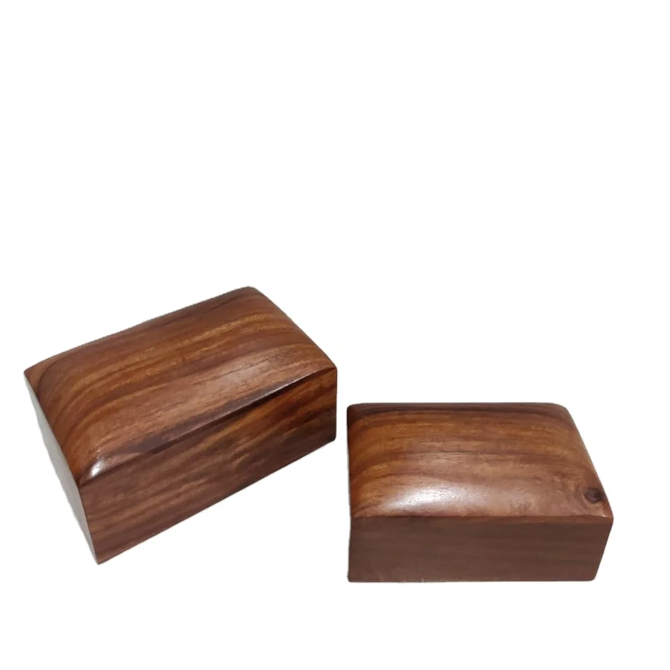 Wholesale Professional MAPLE Wooden Pet Urn Boxes Handmade Modern Style Caskets Ashes Cremation Funerals Printed Adults Humans
