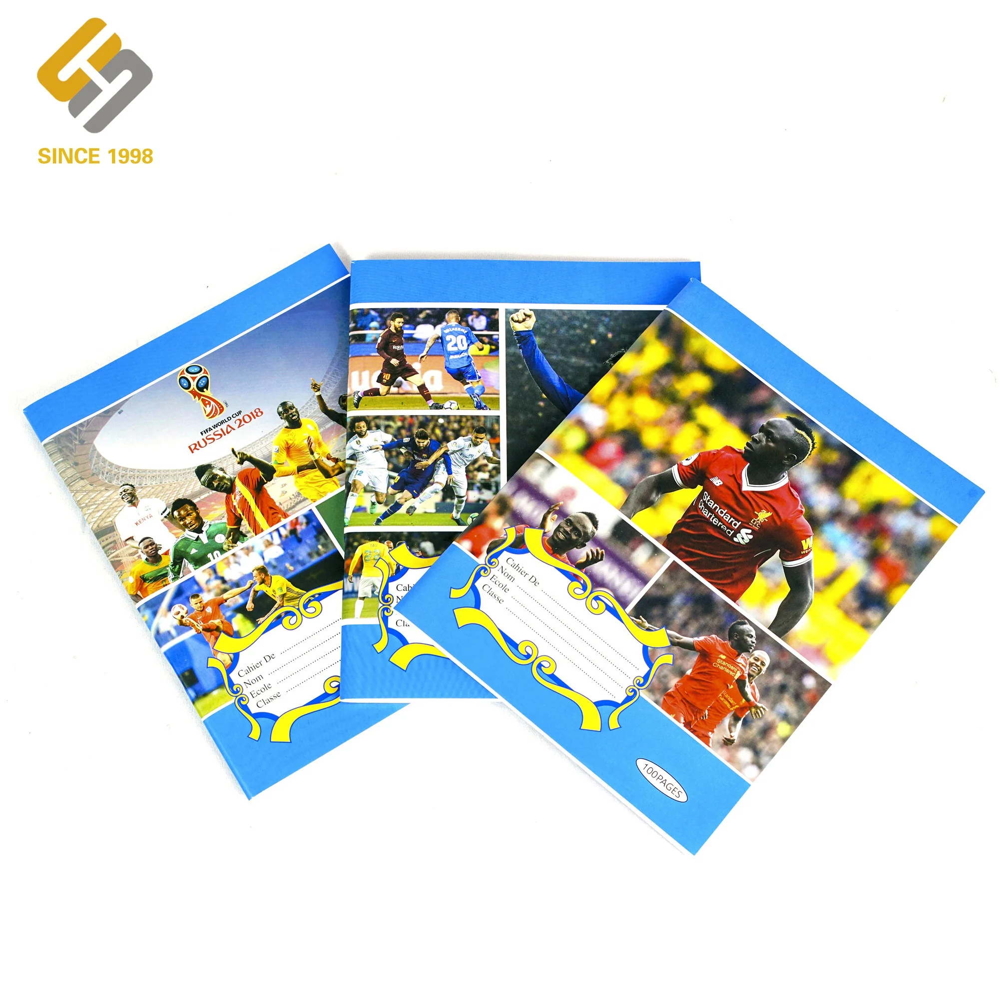 Football Stars Exercise Book High Quality Exercise Book For School 100/200 Pages