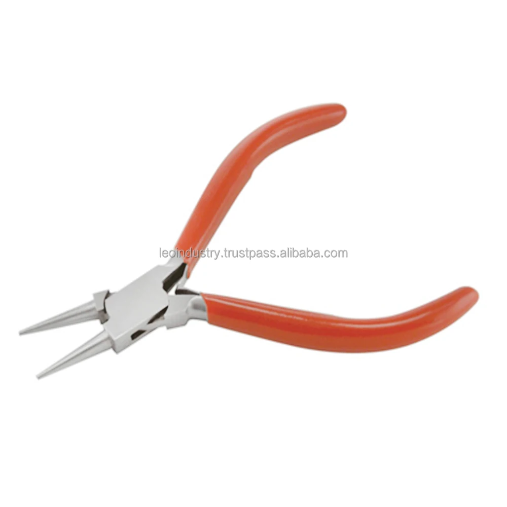 Микро круглые плоскогубцы для носа 130 мм шестисекционные ювелирные инструменты из нержавеющей стали колец и форм