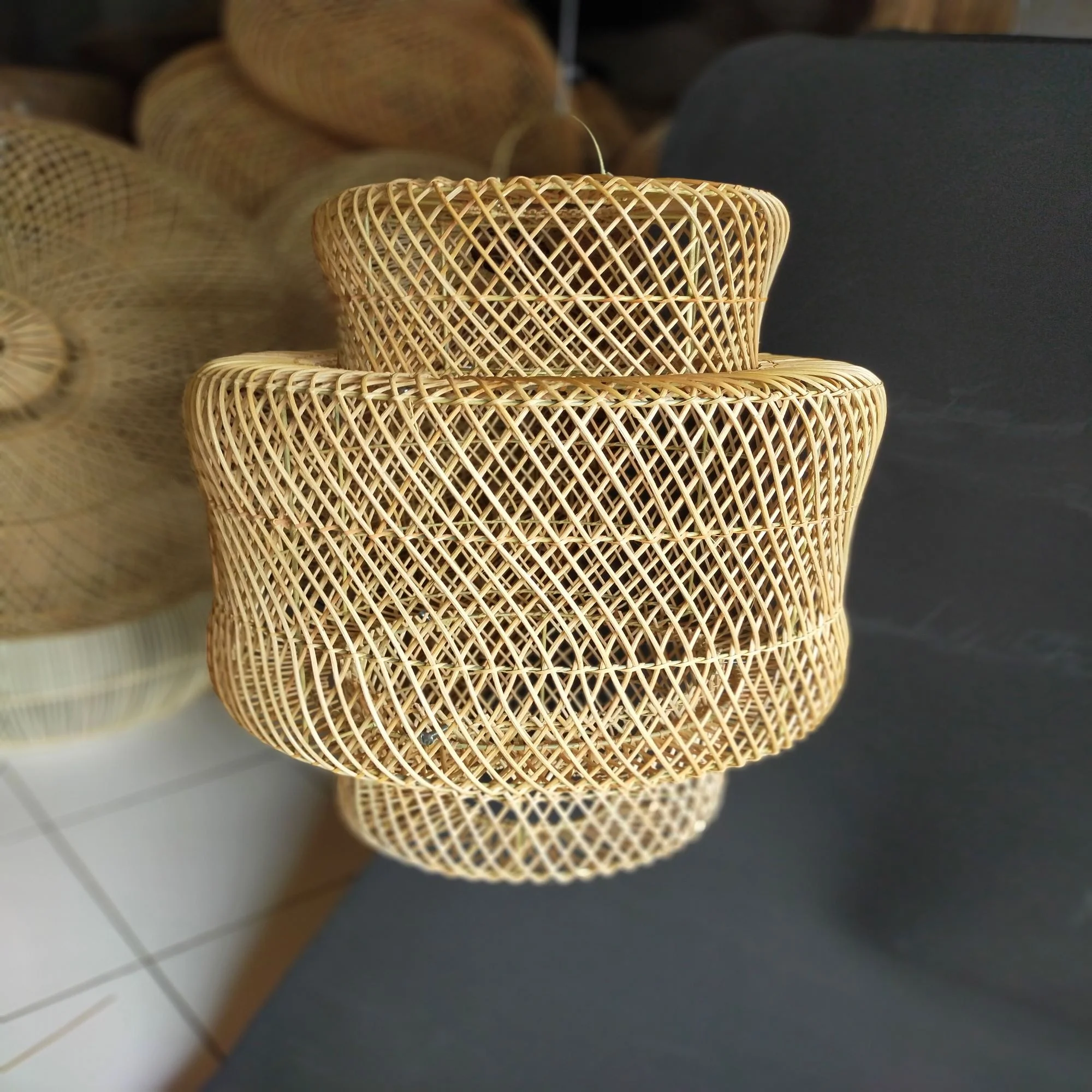 Lamp shade Rattan