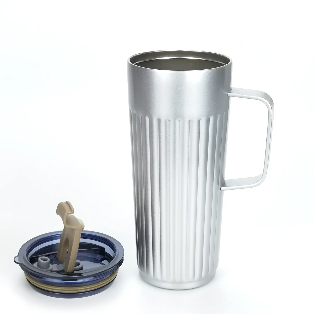 Hot sell  17oz new arrival irregular stainless steel tumbler with handle custom logo coffee mug termos vasos termicos