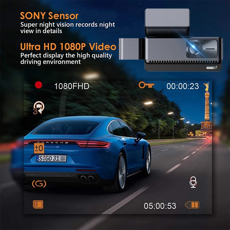 3 39 дюймов IPS экран ночного видения рекордер Full HD 4K Cam для автомобиля видеорегистратор видеокамеры Автомобильный
