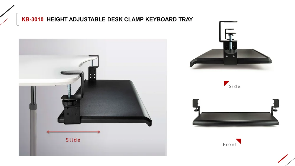 Under Desk Drawer Storage Organizer Laptop And Keyboard Stand Desk Clamp AIDATA
