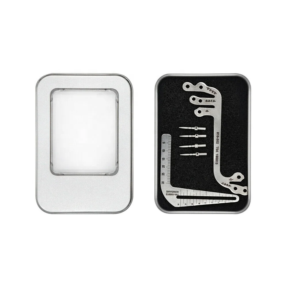 
Set of 6 Dental Gauge Implant Surgical Drilling Guide Locator Parallel Depth Pin dental implant RAF universal dental implant kit 