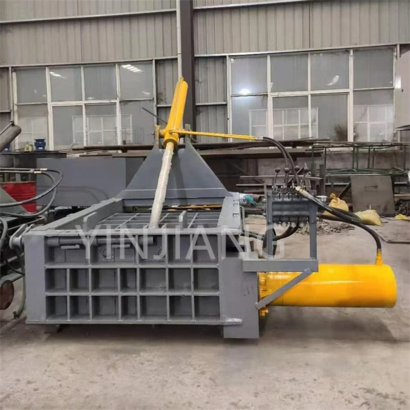 315 ton horizontal metal compactor, iron chip car flattening machine