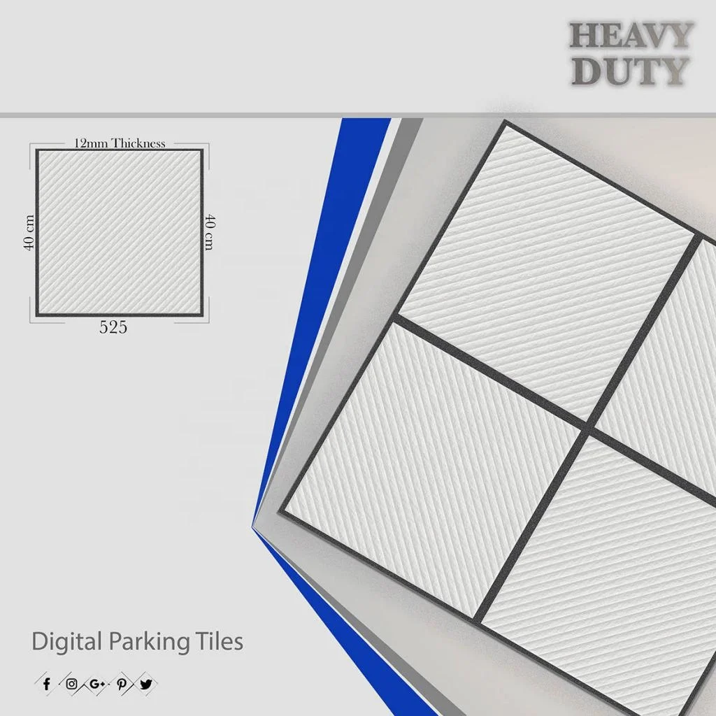 Green Color Garden Design Porcelain Digital Heavy Duty Parking Outdoor Tiles, 40X40cm, 16X16, 400 X 400 mm in Lowest Price