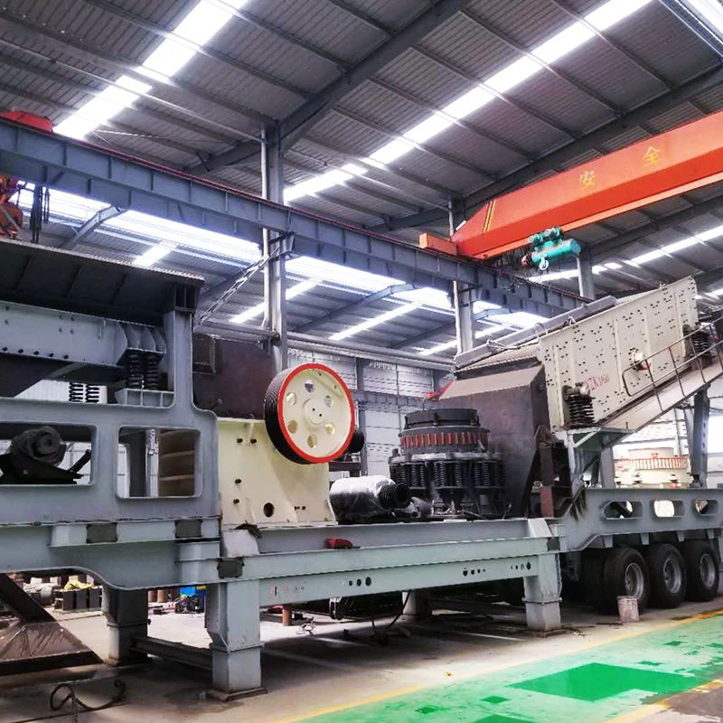 Diesel Engine Type Mini Mobile Jaw Crusher Mobile Stone Crusher Machine Portable Mobile Crushing Plant