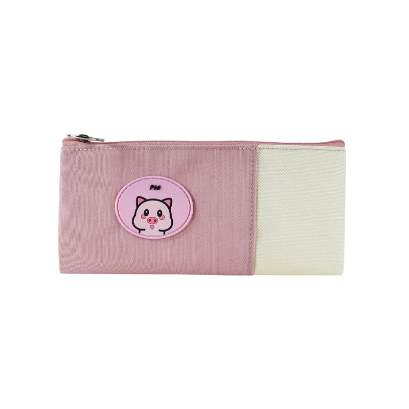 Custom Print Colour Korean Anime Kids children fabric stationary plain Cat korean kawaii pencil case
