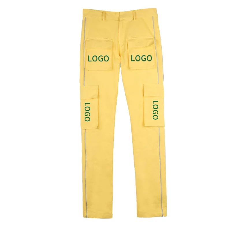 2022 Cargo Pants With custom pockets  Pockets Plus Size Elastic Waist