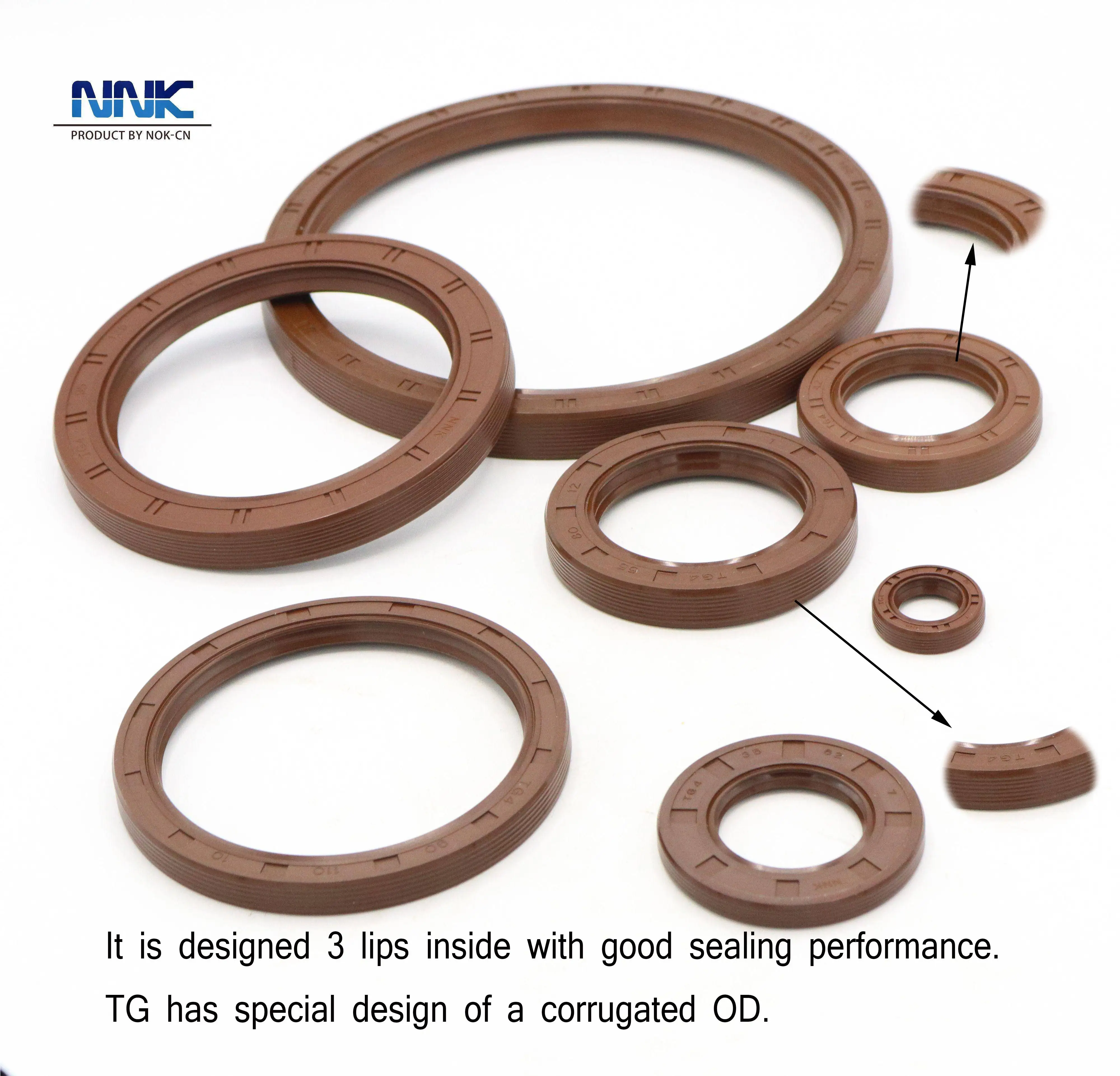 Радиальные уплотнения вала высокого давления NNK 90X110X10 масляное уплотнение Cfw для гидравлического насоса NBR FKM