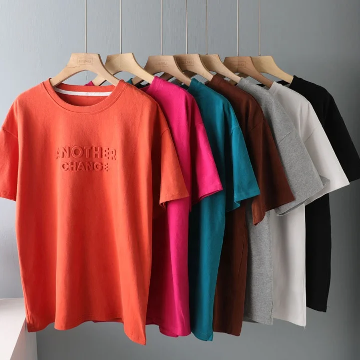 2021 пользовательская модная футболка высшего качества 100% хлопок пуловер Мужская повседневные мужские тисненые футболки на заказ