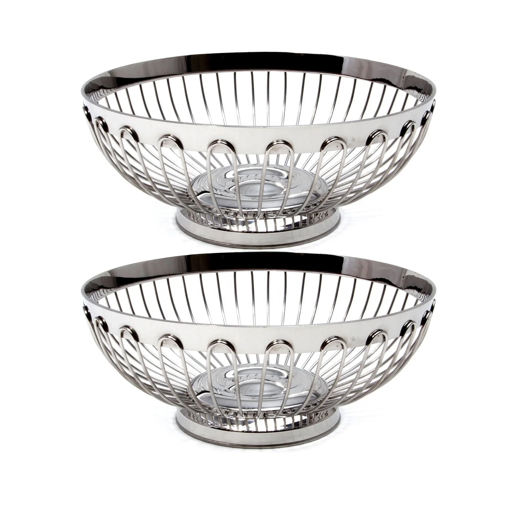 New Arrival Design Storage Fruit Vegetable Basket Holder for Kitchen Usage Superior Quality Hand Curved Decorative