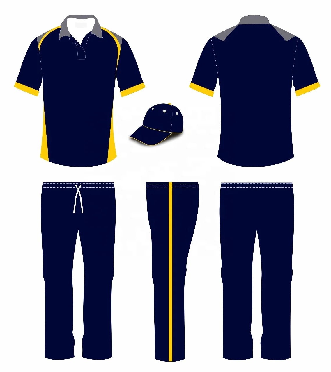  2020 высокое качество пользовательский новый дизайн крикет Джерси брюки униформа сублимация Лучшая цена