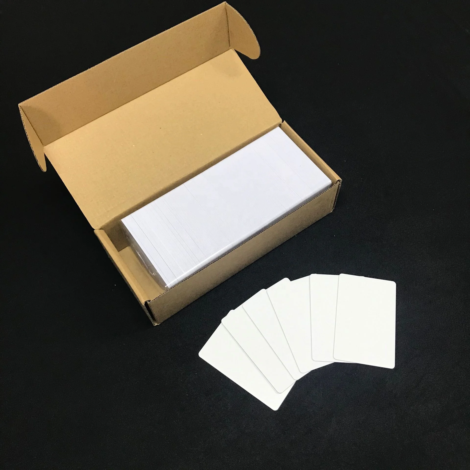 hot sale custom printing/white blank CR80 0.76mm PVC plastic card for thermal card printer inkjet pvc card