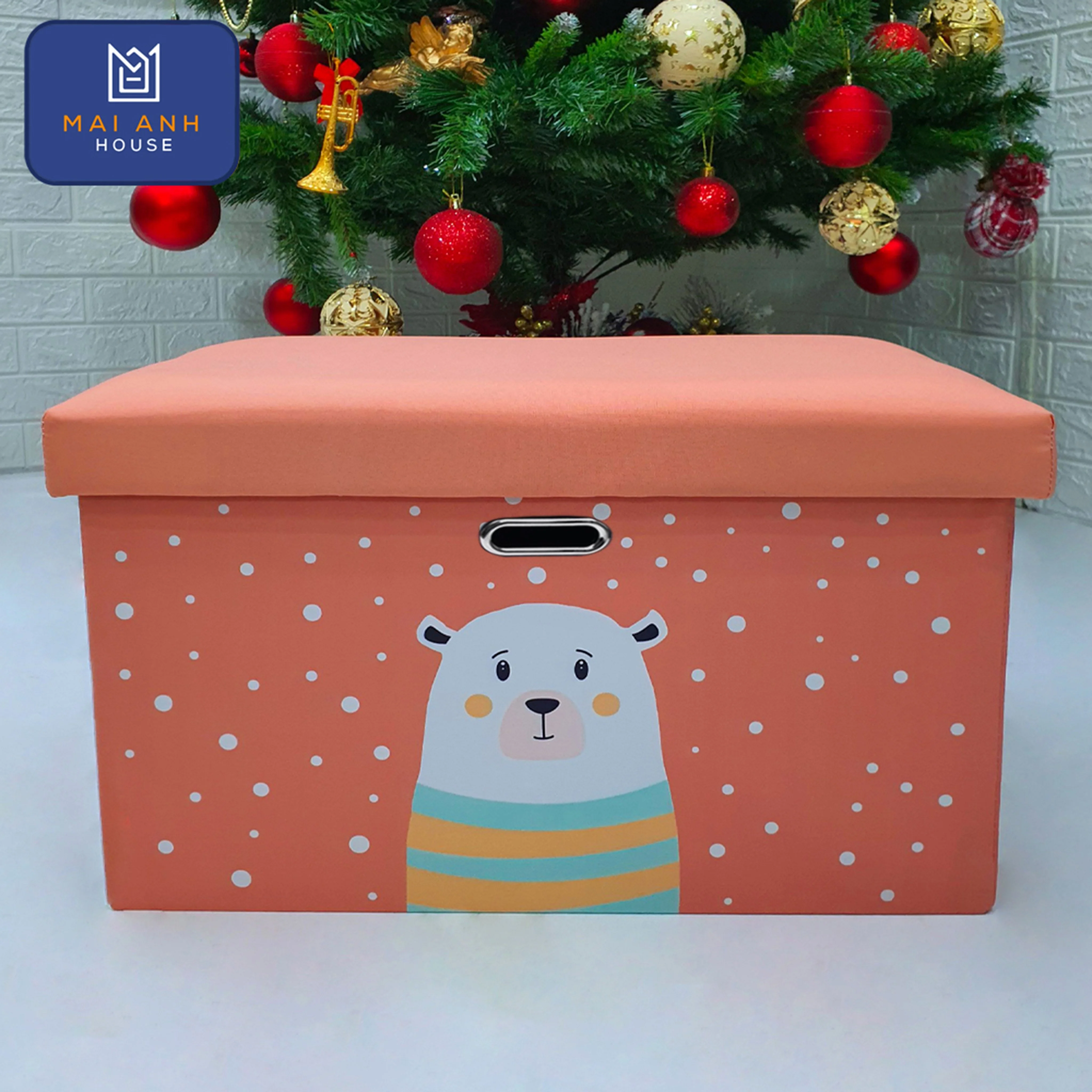 MA04.1 Foldable Ottoman Storage Box for books kid toys sundries OEM Customized Factory Price home storage & organization