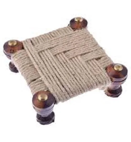Hot selling small cot kids toy Indian charpai for baby manufacturer by GM IMPEX at cheap price