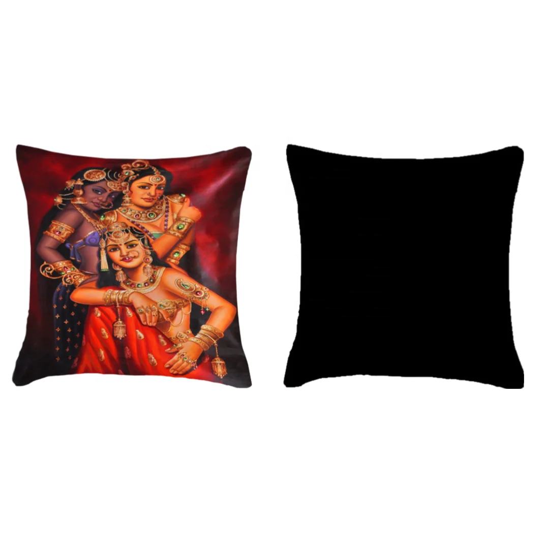 Living Room Printed Cushion Covers Premium Throw Pillow Inserts Decorative Pillow Square Form For Couch Sofa Bed