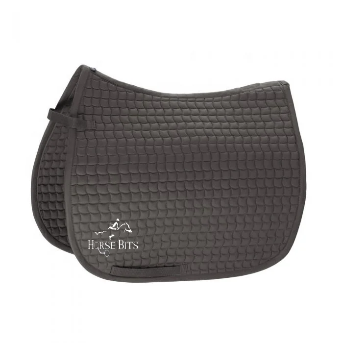 Suede Jump Saddle Pad, All Purpose Equestrian Saddle Pad for Horse Riding Show Jumping English Performance Equipment