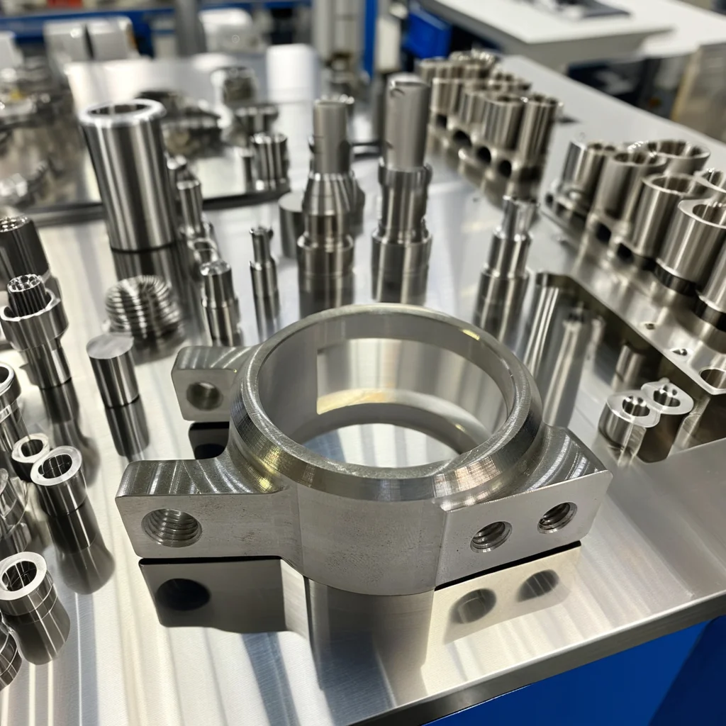 High Precision Custom Stainless Steel Titanium CNC Machining Services Vietnam High Precision Company-Aluminum Alloy 3D Model