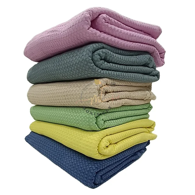 Waffle Blanket Premium Soft Cotton Baby And Adult Blanket Throw blanket