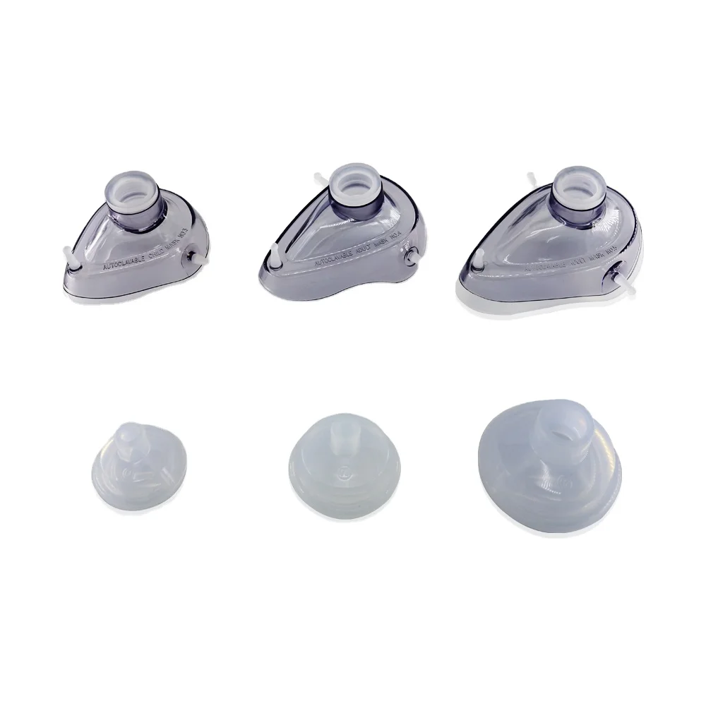 high quality silicone material reusable durable medical mask for adult