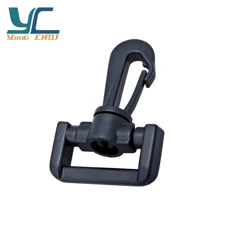 Пластиковые черные поворотные крючки кошельки застежки