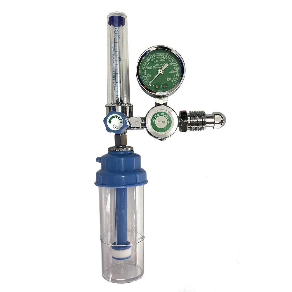HG-IG Double Gauge Medical Oxygen Regulator,oxygen pressure regulator with flowmeter