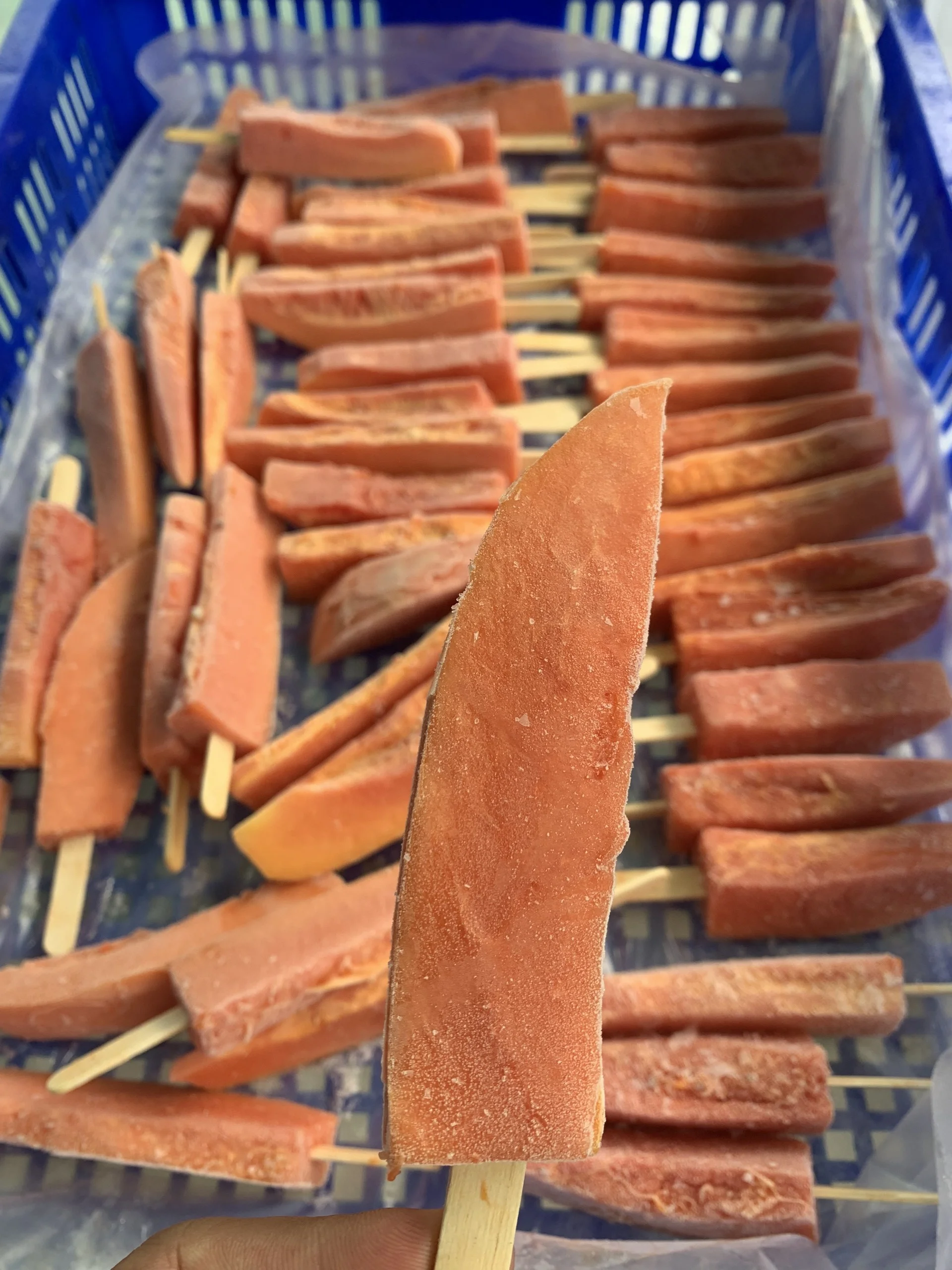 FROZEN PAPAYA HALVES/SLICED/DICES/STICK/CUBES HIGH QUALITY FROM VIETNAM WHOLESALER