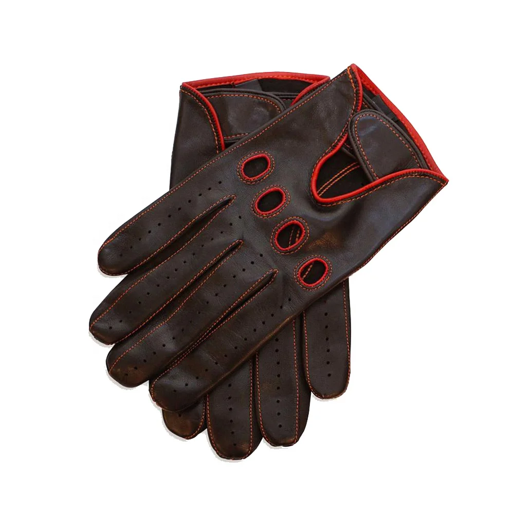Оригинальные высококачественные перчатки для вождения из натуральной воловьей кожи с закрытыми пальцами мужчин защитные тонкой работы на открытом воздухе