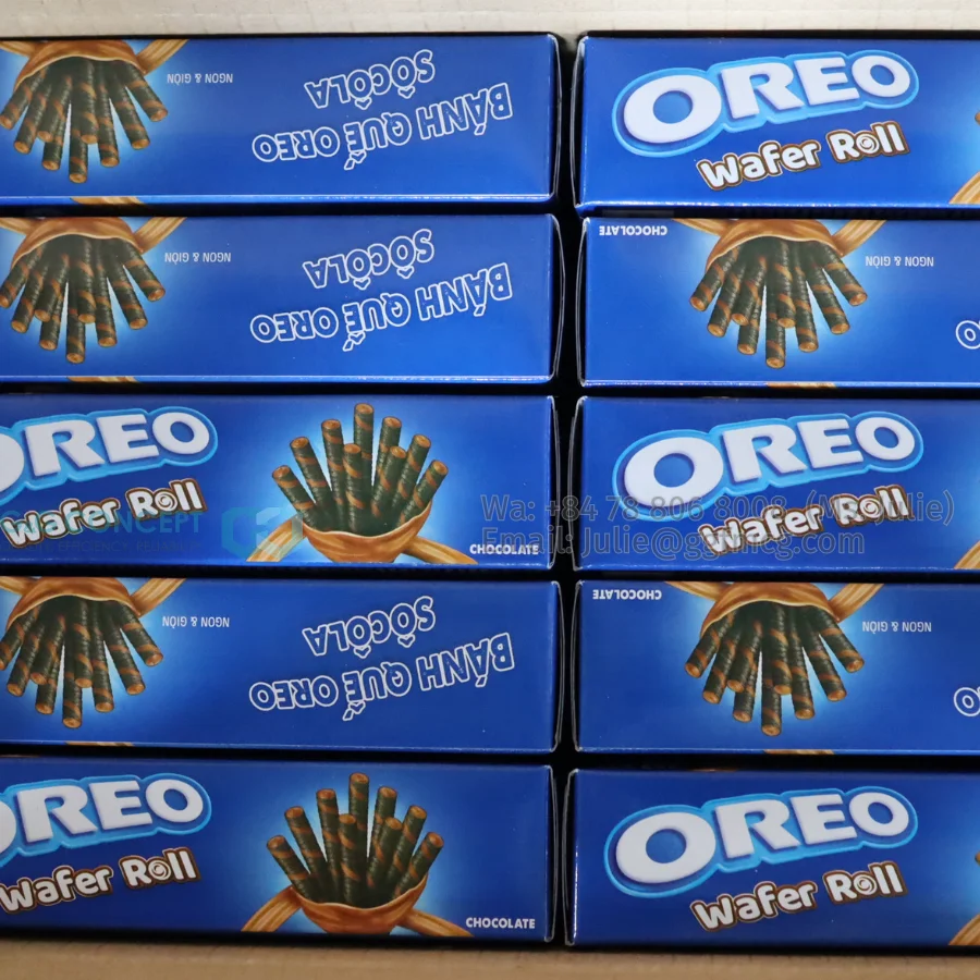 Оптовая продажа рулон вафли для ванили Oreo 54gr от вьетнамского поставщика Vanilla по лучшей цене