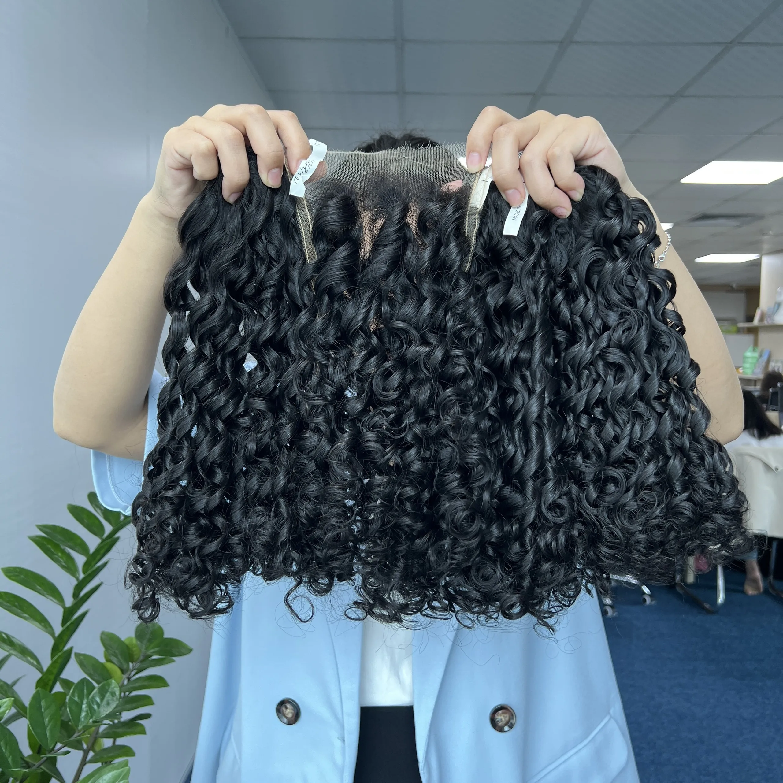 Beladyhair 100% Real Human Hair Natural Wavy All texture 100 Gram Raw Hair with >=60% Longest Hair Ratio from Viet Nam