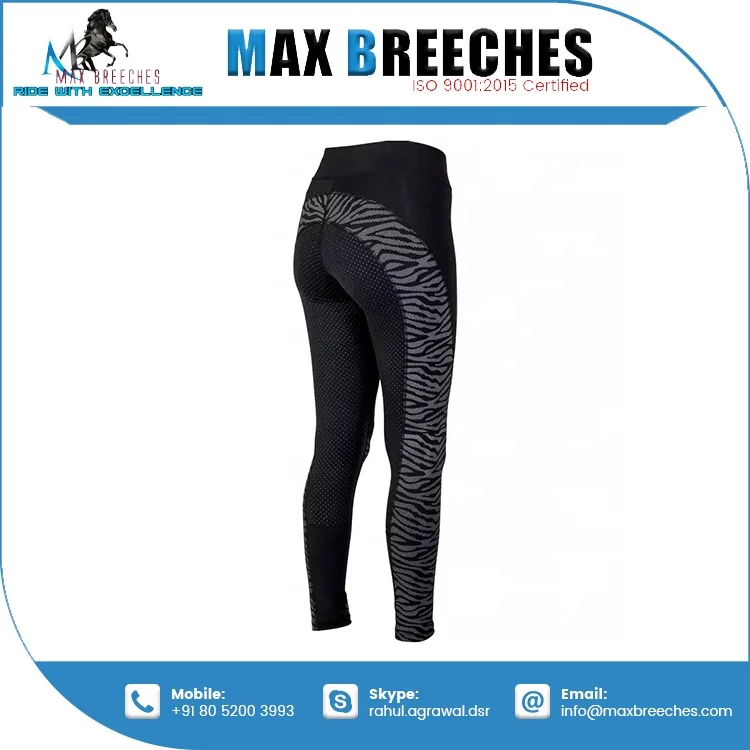 Modern Style Equestrian Riding Pants (Jodhpurs) Best Work Kids Breeches at Wholesale Price Silicone Printing Low Cost