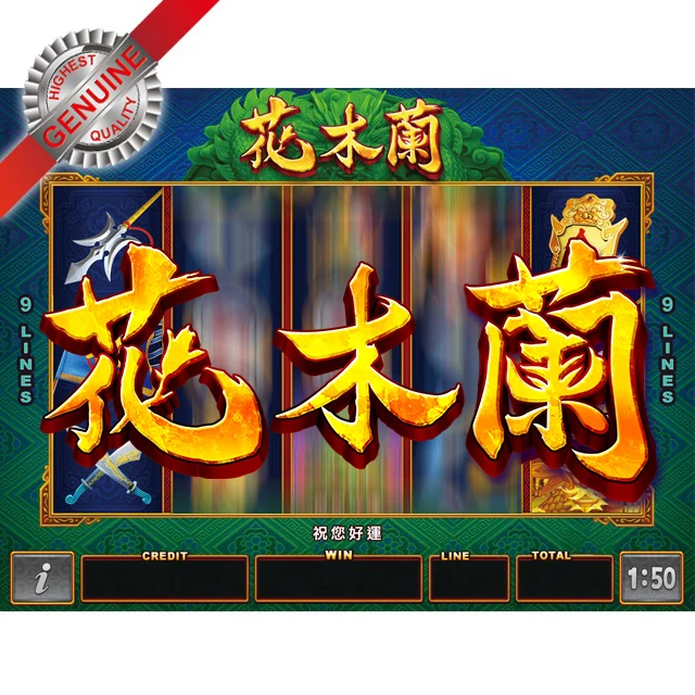Mulan Video online fish game - 5 rodillos 9 lineas Video tragamoneda juego board maquina