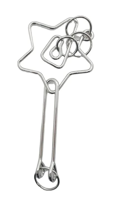 Classic Metal Puzzle Brain Teasers IQ Test