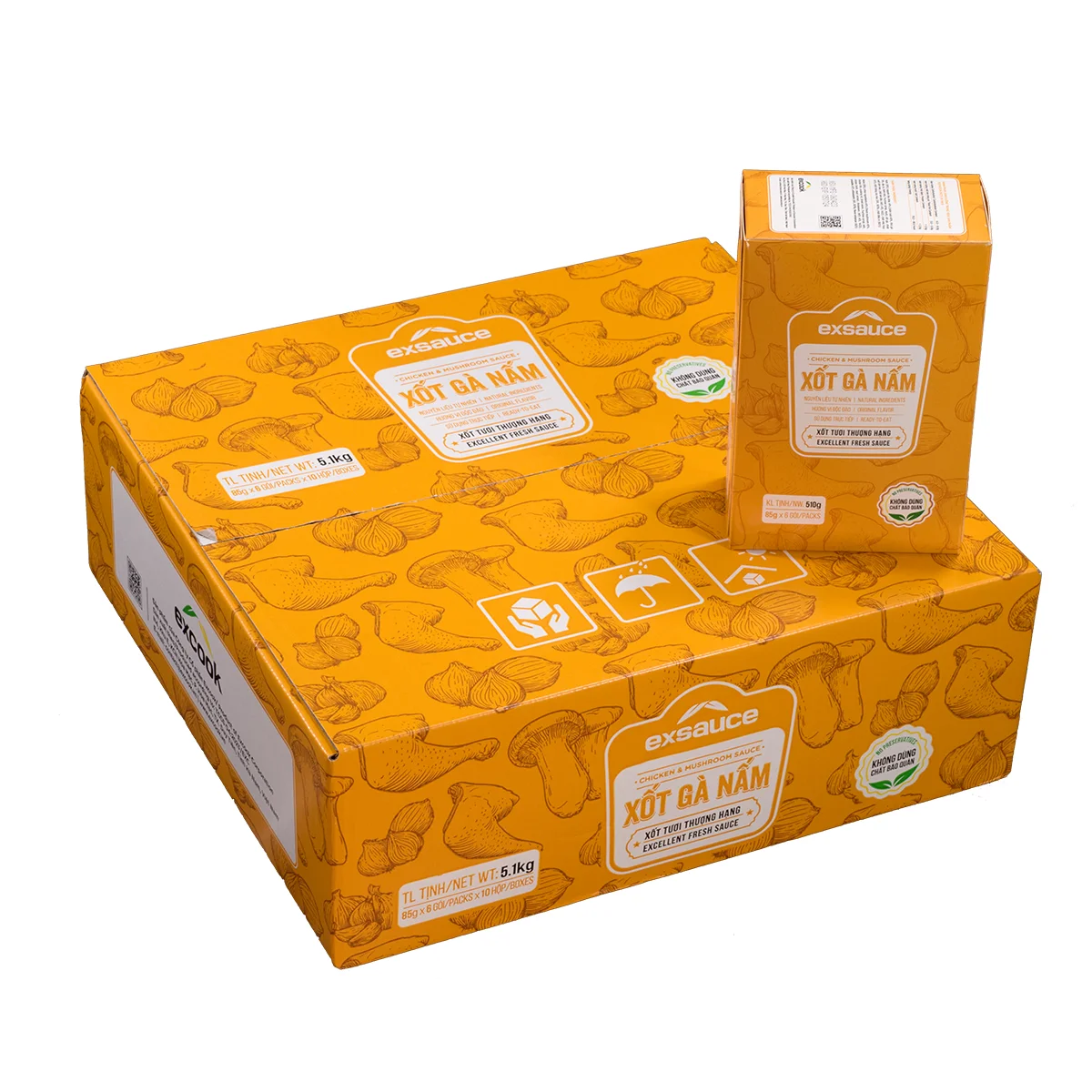 Limited Time Offer Outstanding Quality Sauce Carton Chicken & Mushroom Sauce Best Price Ready to eat