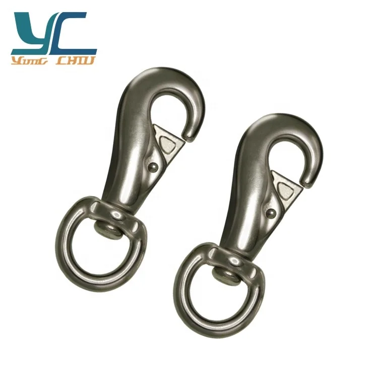 Чугунные поворотные защелкивающиеся крючки 200 г для поводка домашних животных