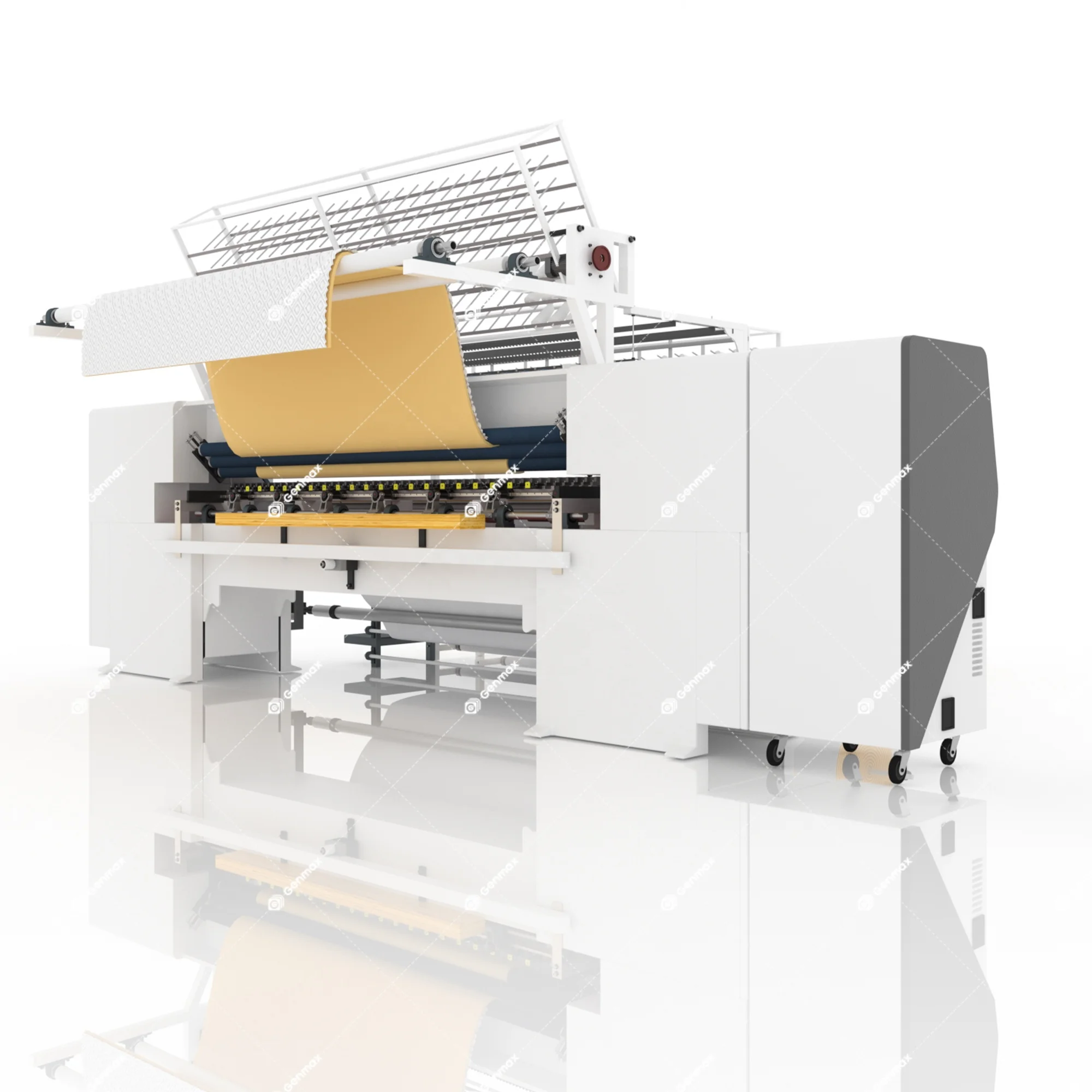 Компьютеризированная стеганая многоигольная машина для текстиля матрасов и