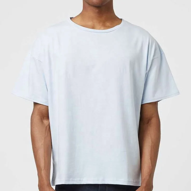 New wholesale 2023 new mans Solid Color Short Sleeve Casual Loose Oversize T-Shirt Gym Muscle Bodybuilding Top