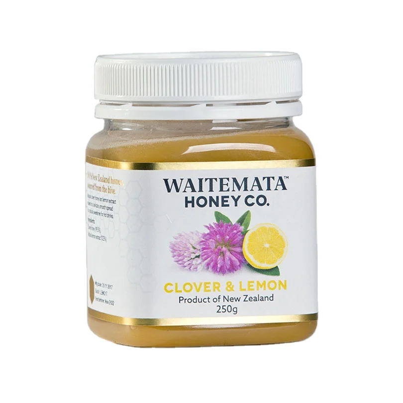 Premium Quality Pure Natural Bee Lemon Fruit Honey 250g Clover New Zealand Honey with Lemon